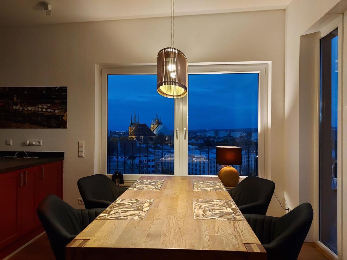 At The Top - Penthouse Ueber Den Daechern Der Stadt Ерфурт Екстериор снимка